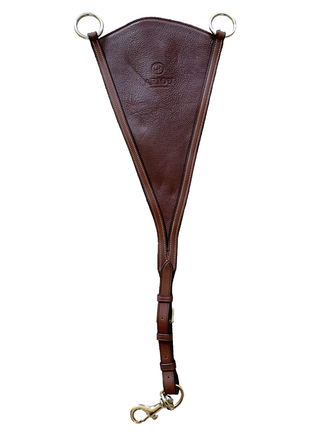Martingale à anneaux Arika marron/argent Cheval